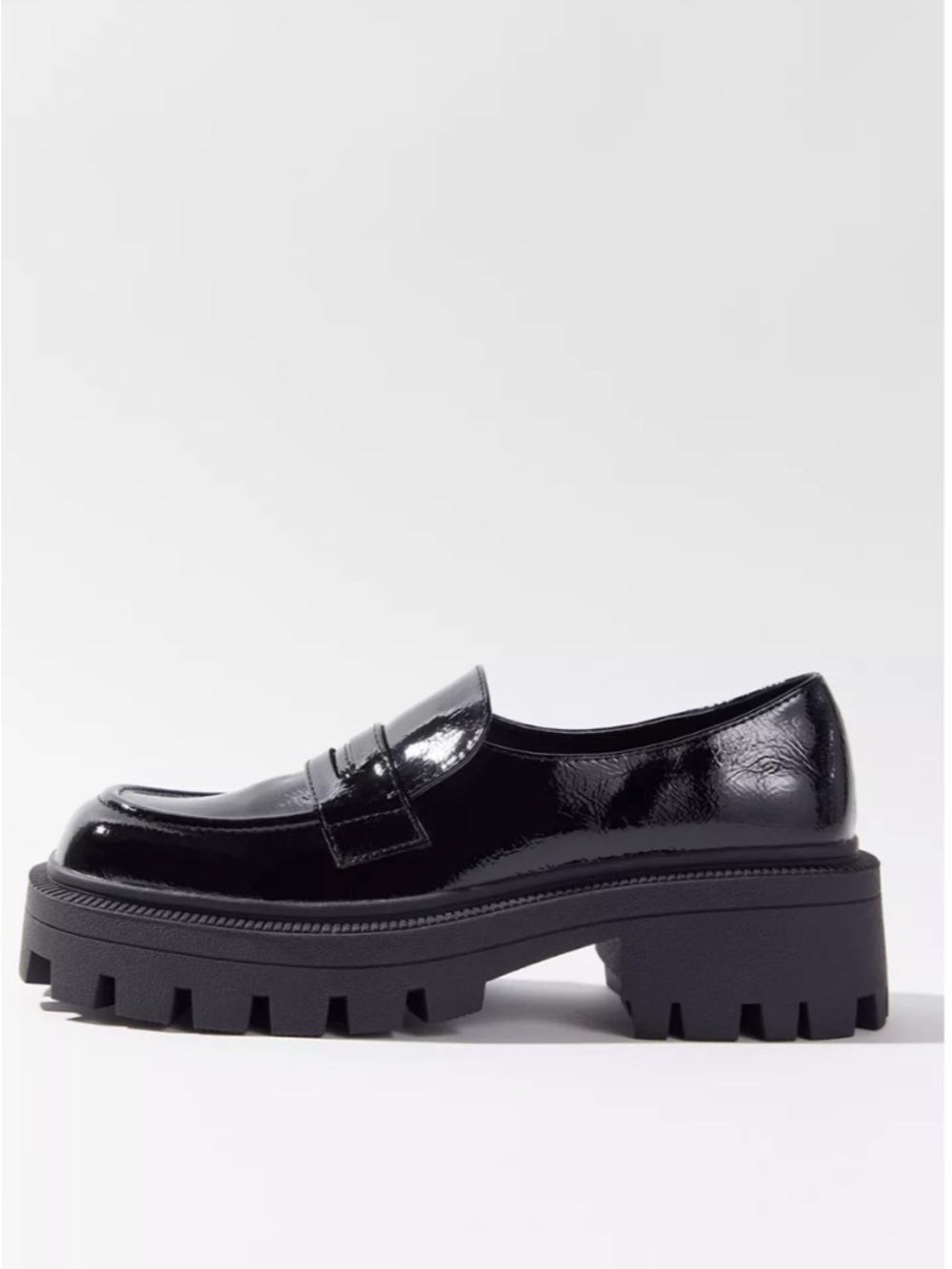 Urban Outfitters Black Patent Chunky Loafers— NEW never been worn! - Picture 2 of 8